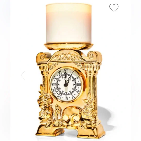 🎃 BBW Skulls & Roses 3-Wick Candle Holder NEW - Picture 3 of 3